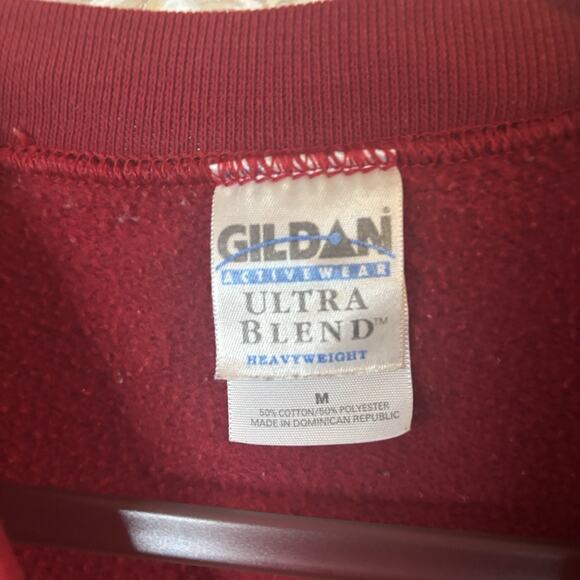 Vintage 2005 Hersheys Chocolate Snowflakes Glitter Crewneck Festive Sweatshirt M - Picture 4 of 8